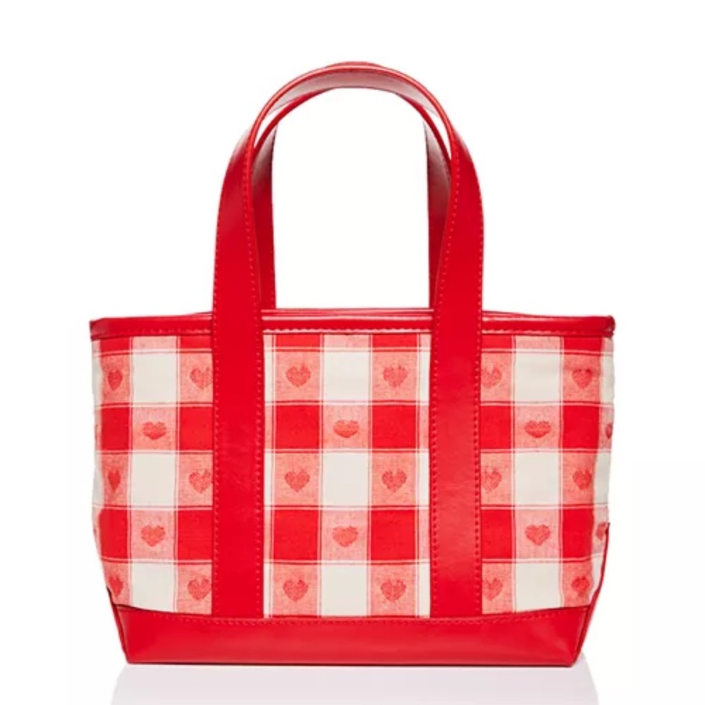 NWT Stoney Clover Mini Tote Amore Red Gingham Picnic Vibes Rare Sold Out - Picture 2 of 9